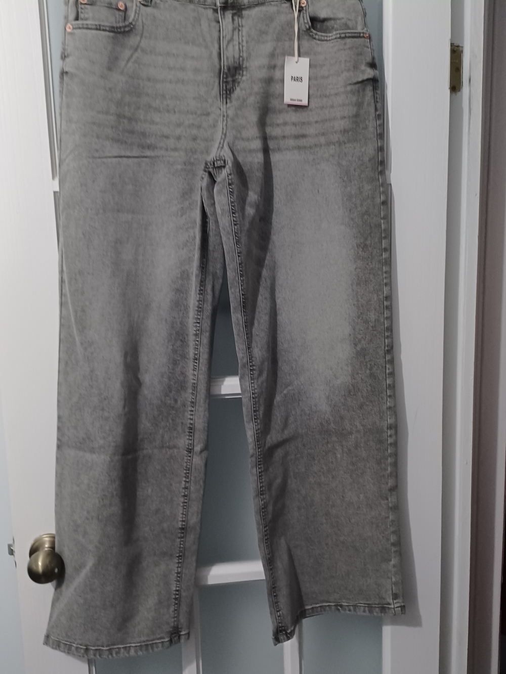 NWT Urban Planet Gray Wide-Leg Jeans Size 13